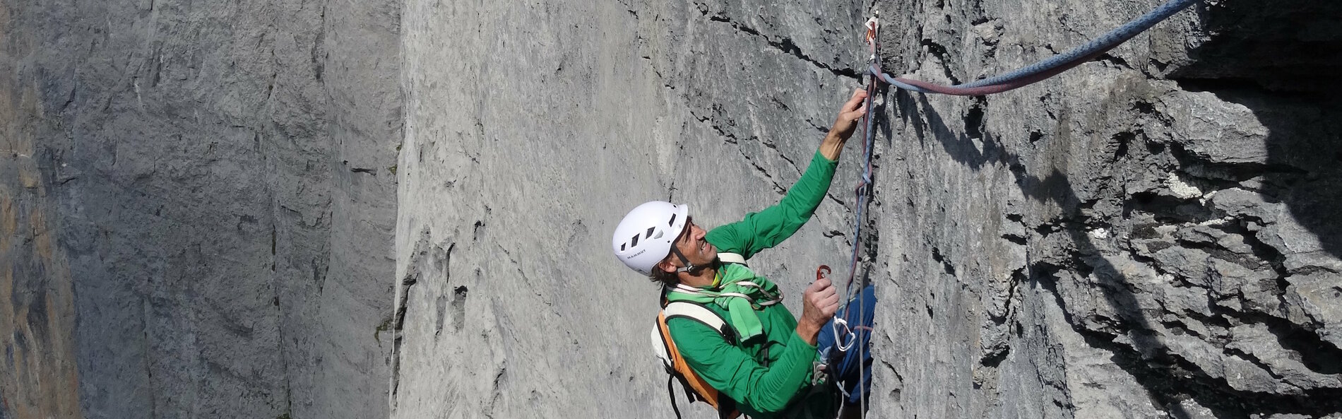 Climber; rock wall