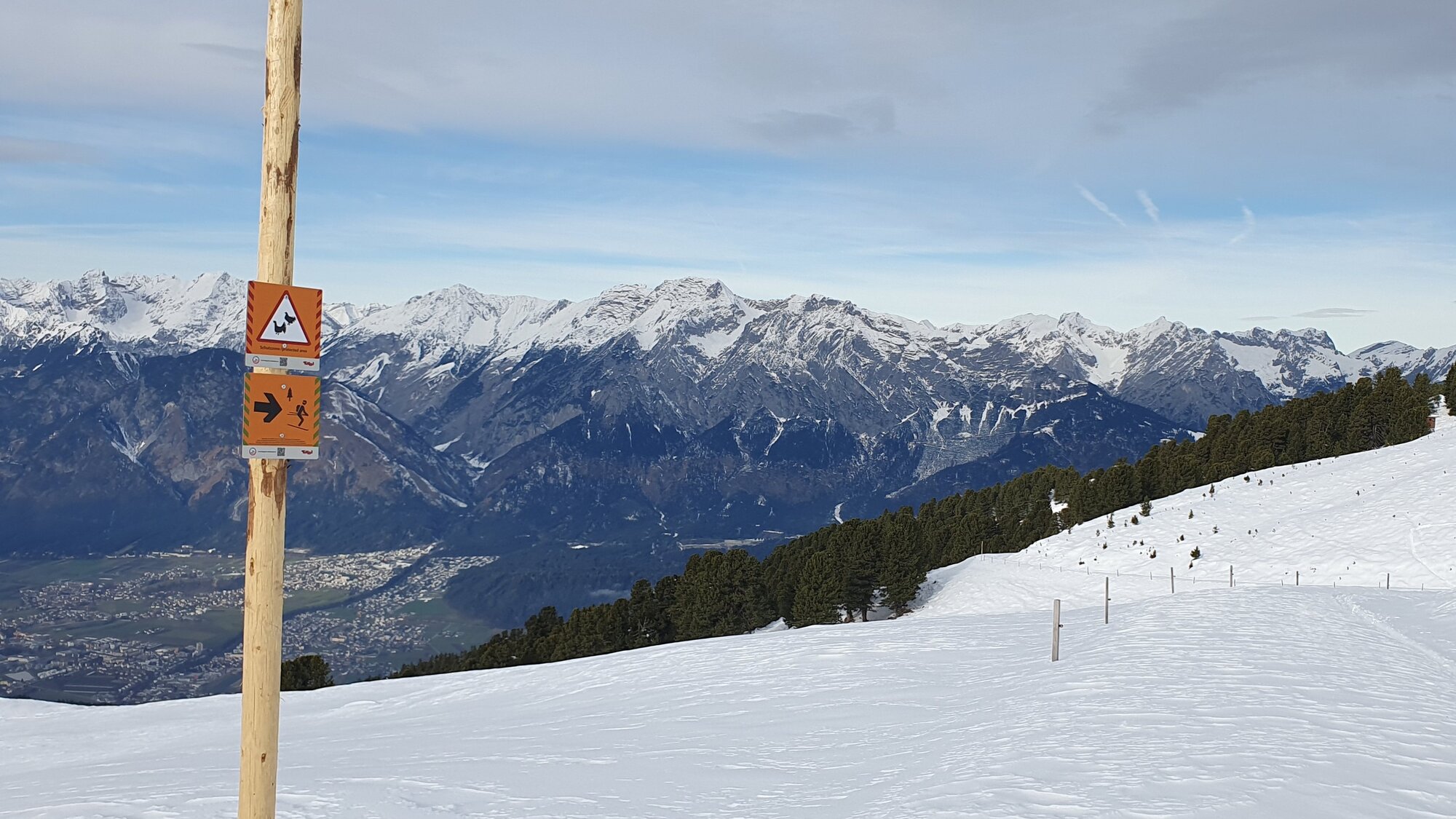 Skitourenlenkung Schutzzone Largozalm © Land Tirol