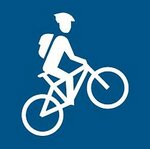 Symbol für die Schwierigkeitsstufe "leicht" auf MTB-Routen.