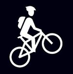 Symbol für die Schwierigkeitsstufe "schwierig" auf MTB-Routen.