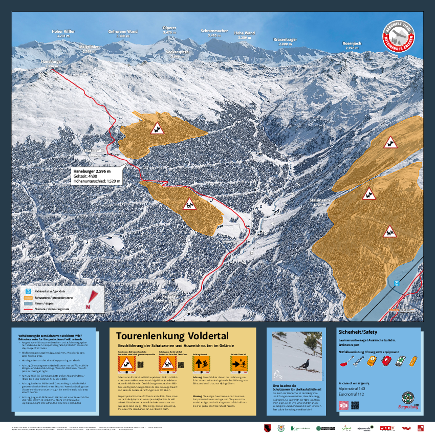 Skitourenregion Voldertal © Land Tirol
