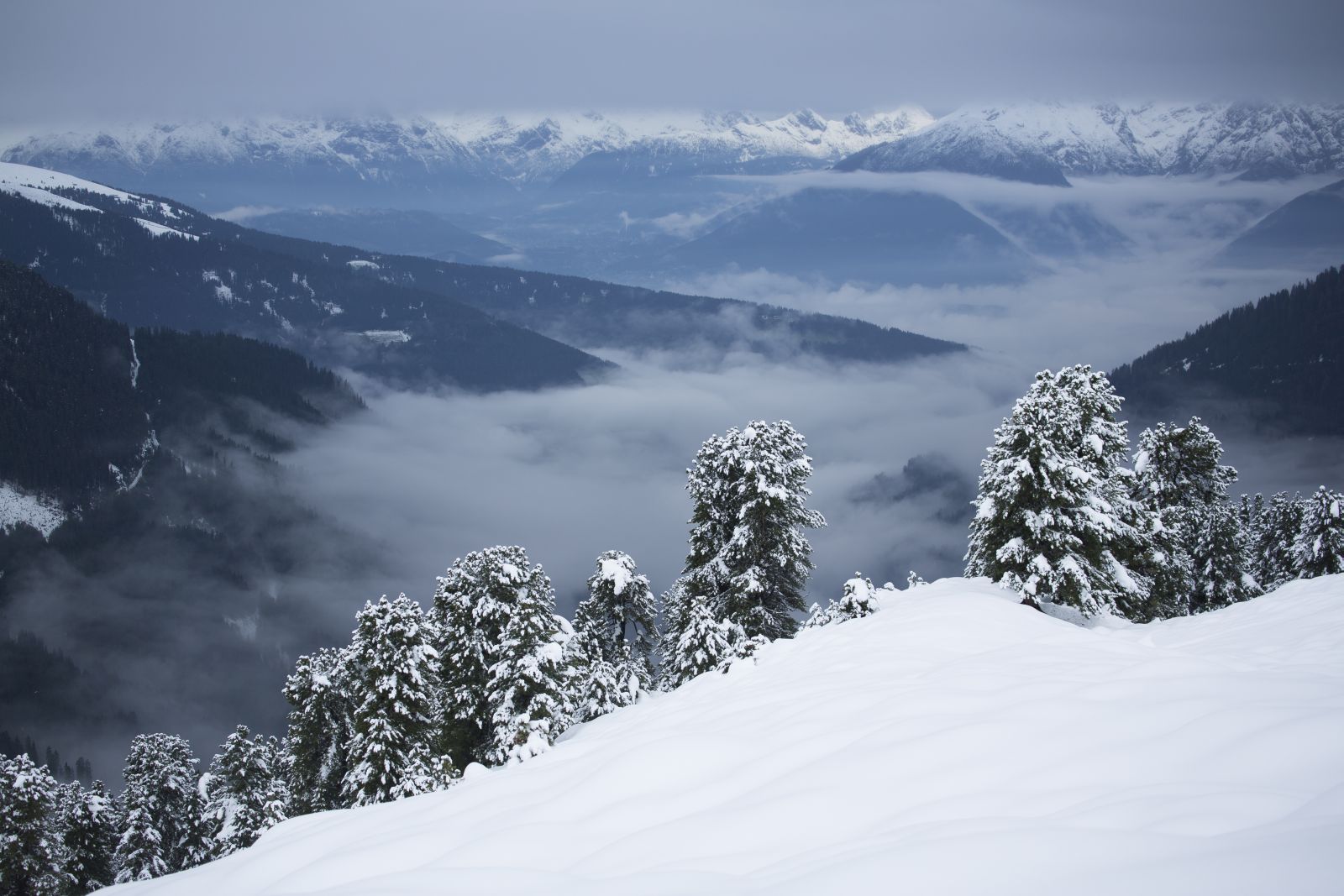 Talblick Winter